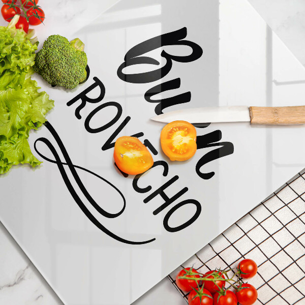 Steklena podloga za rezanje Buen provecho