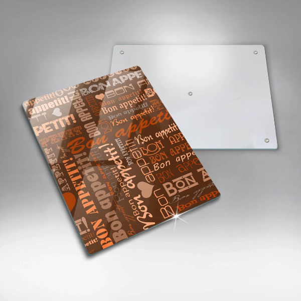 Steklena podloga za rezanje Bon appetit