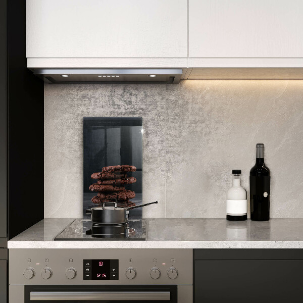 Steklena podloga za rezanje Čokoladni piškoti