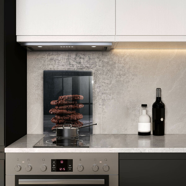 Steklena podloga za rezanje Čokoladni piškoti