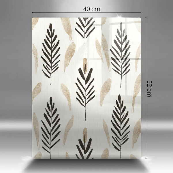 Steklena podloga za rezanje Boho rastline