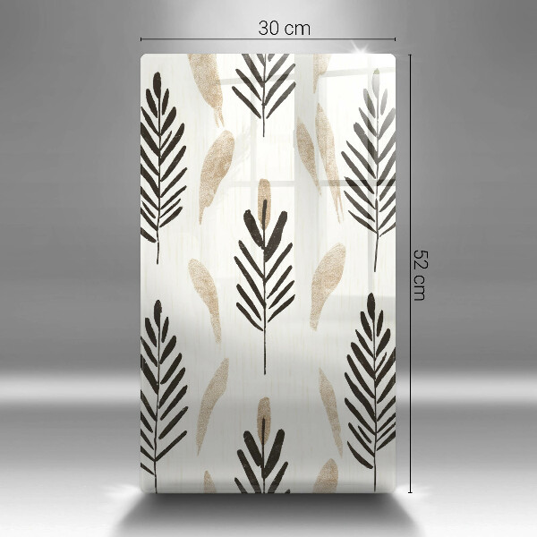 Steklena podloga za rezanje Boho rastline