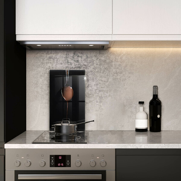 Steklena podloga za rezanje Žlička čokolade