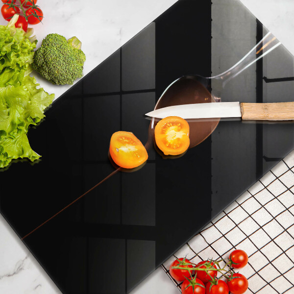 Steklena podloga za rezanje Žlička čokolade