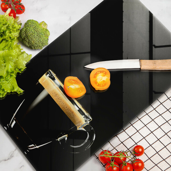 Steklena podloga za rezanje Kozarec črne kave