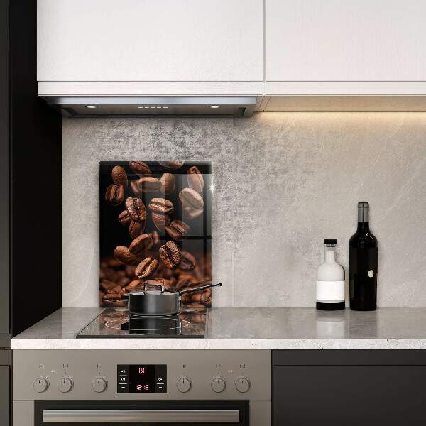 Steklena podloga za rezanje Rjava kavna zrna