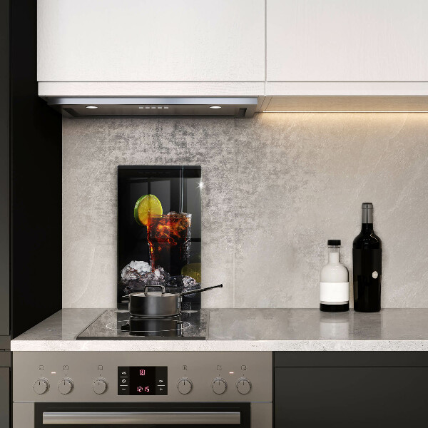 Steklena podloga za rezanje Zemeljska pijača z ledom