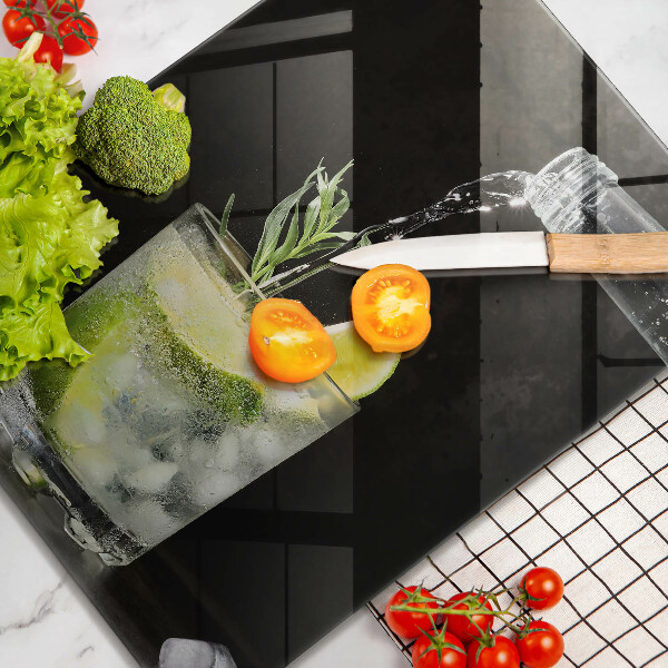 Steklena podloga za rezanje Kozarec vode