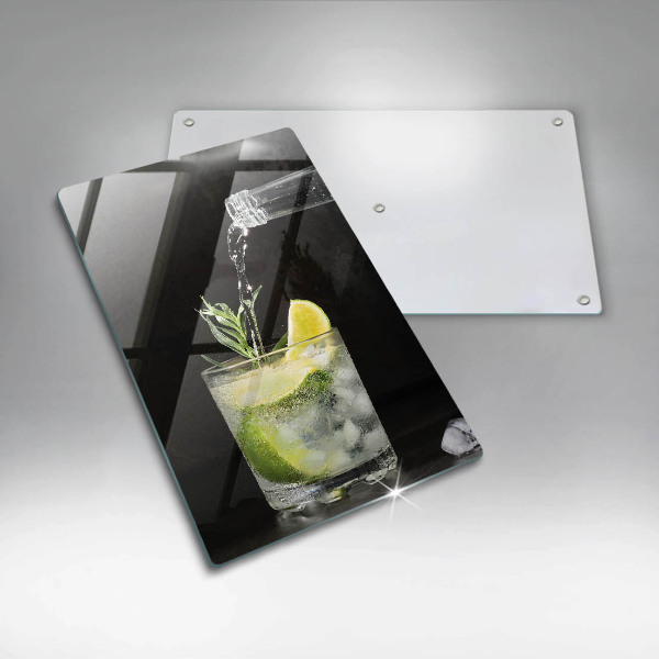 Steklena podloga za rezanje Kozarec vode