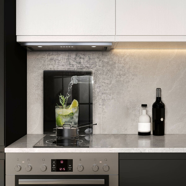 Steklena podloga za rezanje Kozarec vode