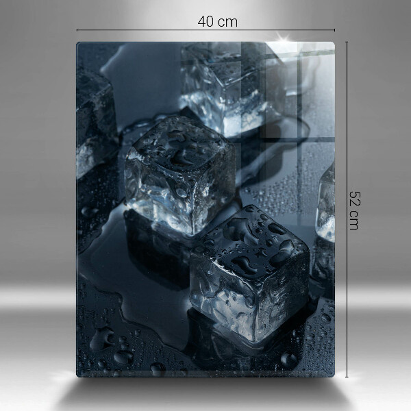 Steklena podloga za rezanje Hladne ledene kocke