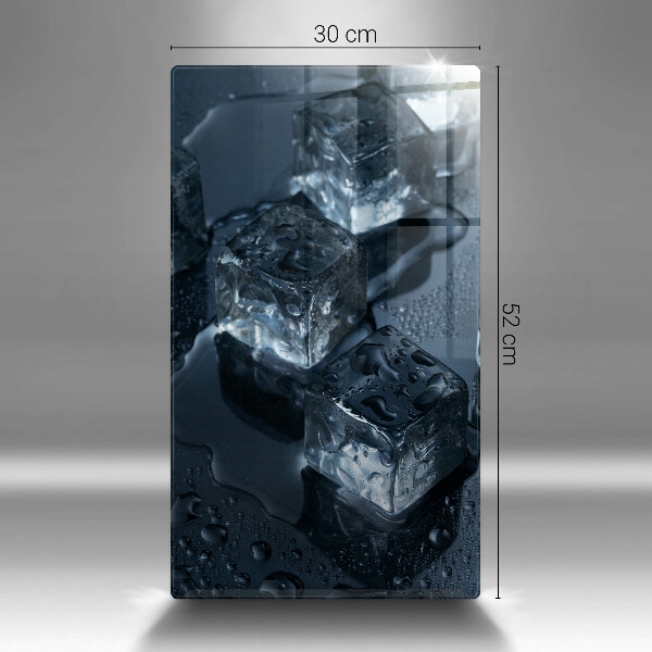 Steklena podloga za rezanje Hladne ledene kocke