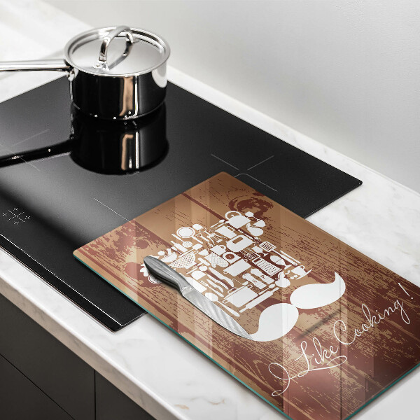 Steklena podloga za rezanje I like cooking