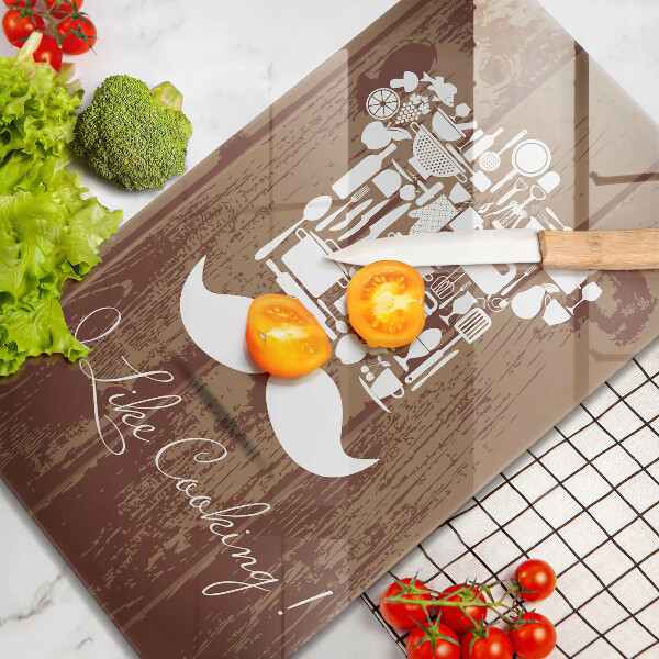 Steklena podloga za rezanje I like cooking