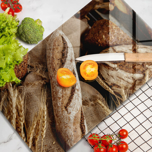 Steklena podloga za rezanje Kruhovi kruhki