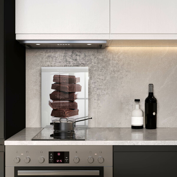 Steklena podloga za rezanje Čokoladne kocke