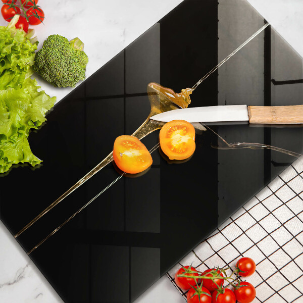 Steklena podloga za rezanje Čajna žlička medu