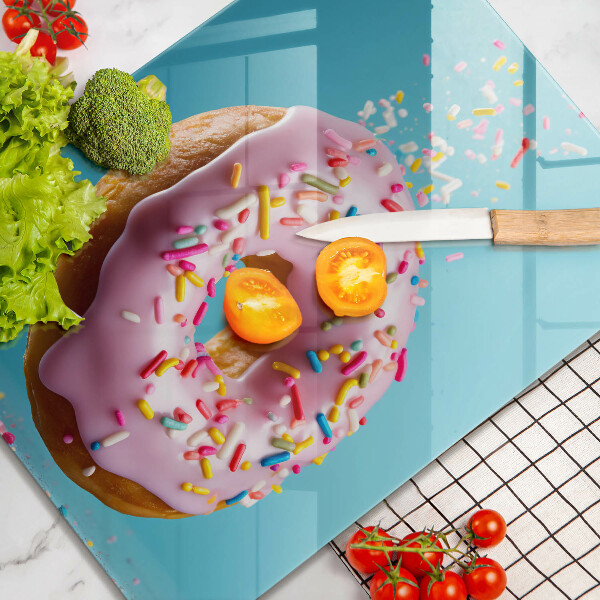 Steklena podloga za rezanje Krof krof