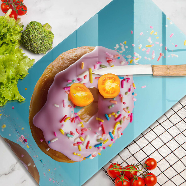 Steklena podloga za rezanje Krof krof