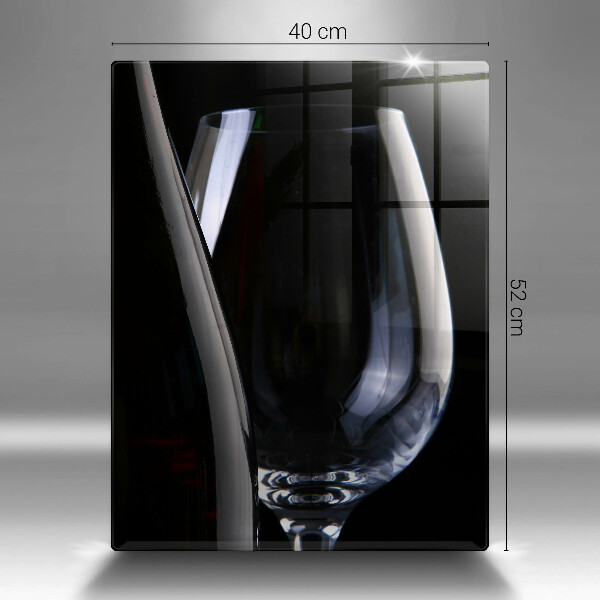 Steklena podloga za rezanje Steklenica in steklenica