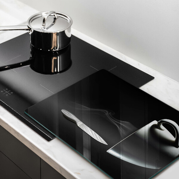 Steklena podloga za rezanje Skodelica čaja