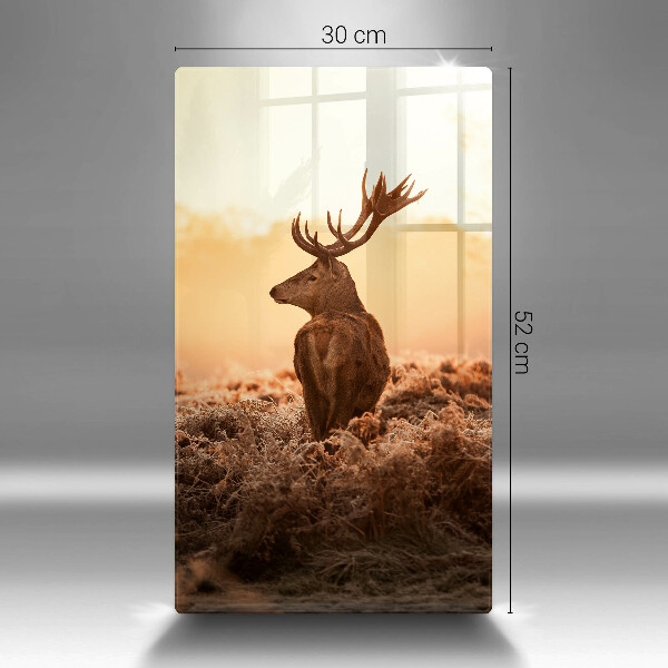 Steklena podloga za rezanje Jeleni na polju