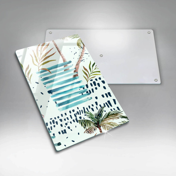 Steklena podloga za rezanje Praznične ilustracije