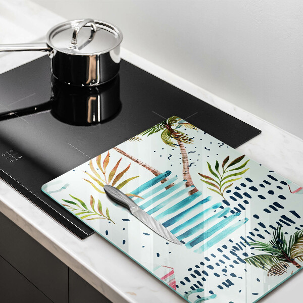 Steklena podloga za rezanje Praznične ilustracije