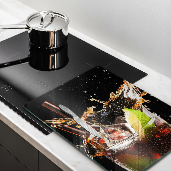 Steklena podloga za rezanje Pijte z ledom