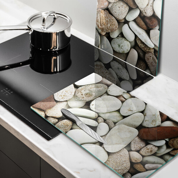 Steklena podloga za rezanje Ozadje majhnih kamnov