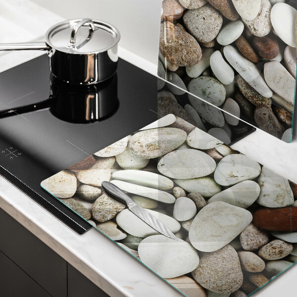 Steklena podloga za rezanje Ozadje majhnih kamnov