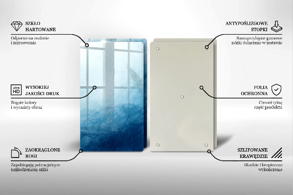 Steklena podloga za rezanje Abstraktno ozadje