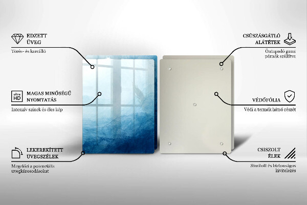 Steklena podloga za rezanje Abstraktno ozadje