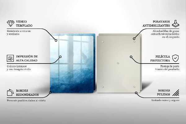 Steklena podloga za rezanje Abstraktno ozadje