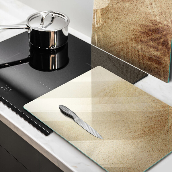 Steklena podloga za rezanje Počitnice na peščeni plaži