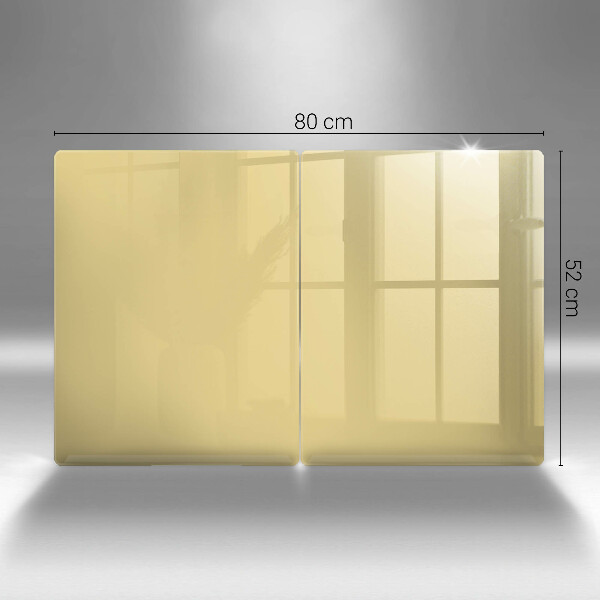 Steklena podloga za rezanje Rumena
