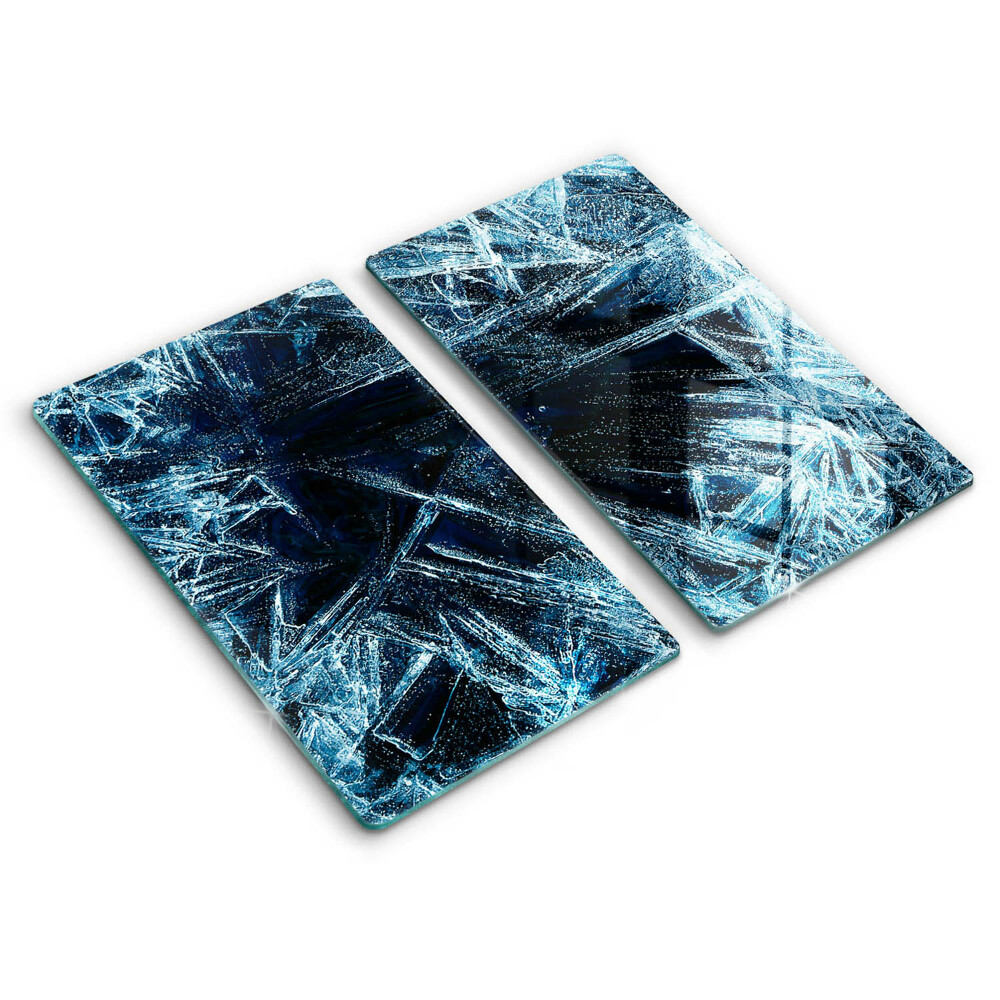 Steklena podloga za rezanje Struktura ostrega ledu