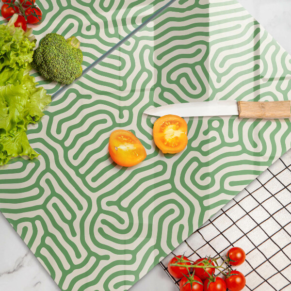 Steklena podloga za rezanje Abstraktne črte