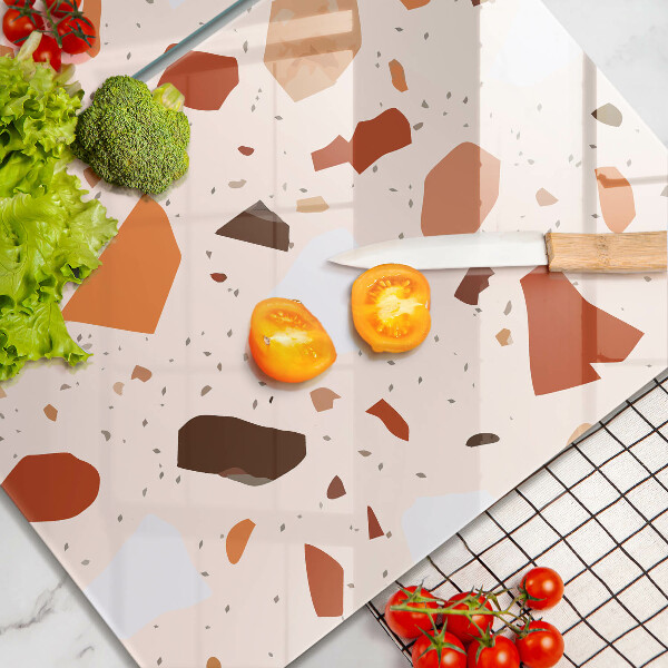 Steklena podloga za rezanje Dekorativna kamenina