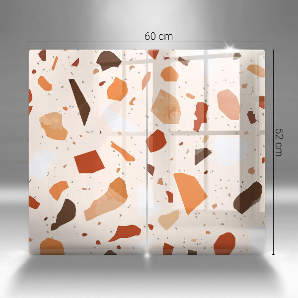 Steklena podloga za rezanje Dekorativna kamenina