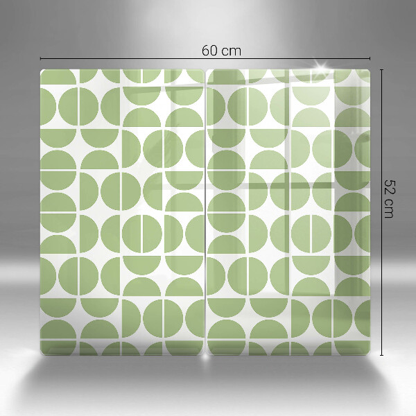 Steklena podloga za rezanje Vzorec boho oblik