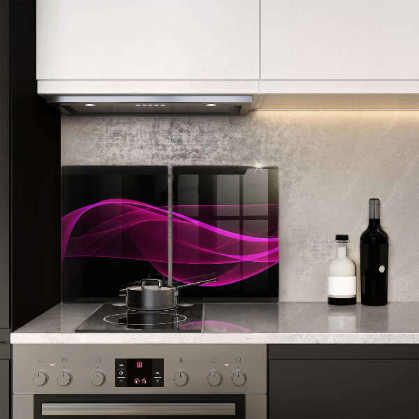 Steklena podloga za rezanje Rožnata abstrakcija