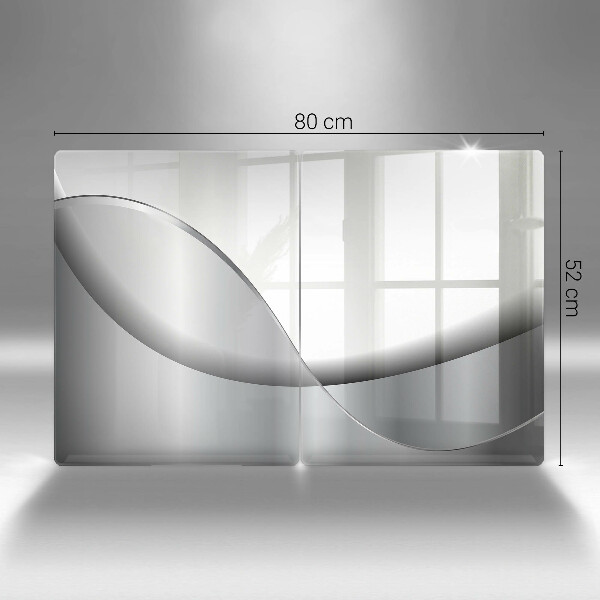 Steklena podloga za rezanje Oblikovanje abstraktnih črt