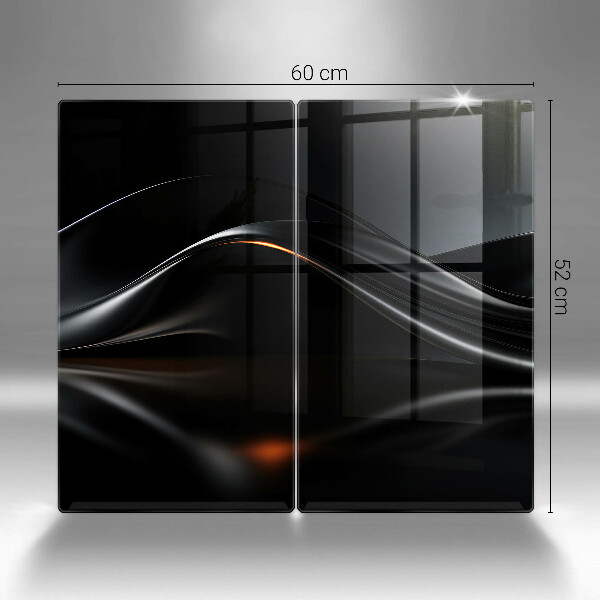 Steklena podloga za rezanje Abstraktno 3D oblikovanje