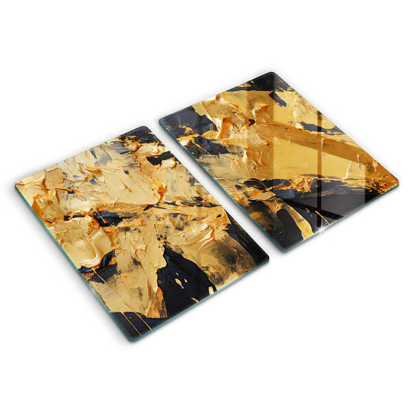 Steklena podloga za rezanje Elegantna tekstura barve