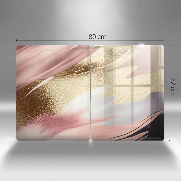 Steklena podloga za rezanje Pastelni madeži