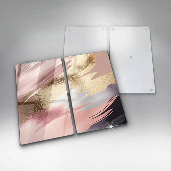 Steklena podloga za rezanje Pastelni madeži