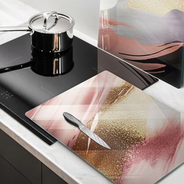 Steklena podloga za rezanje Pastelni madeži