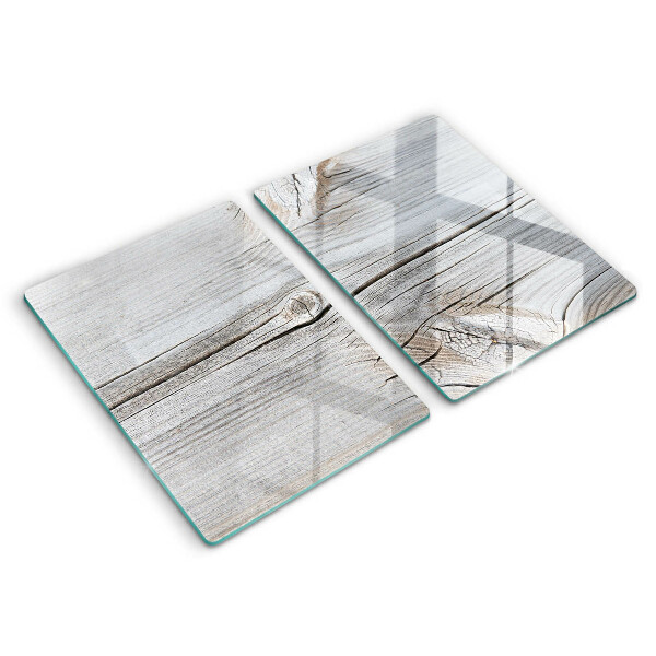 Steklena podloga za rezanje Svetla lesena struktura