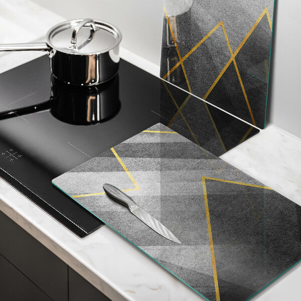 Steklena podloga za rezanje Ostre oblike